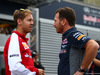 GP ITALIA, 04.09.2015 - Free Practice 1, Sebastian Vettel (GER) Ferrari SF15-T e Christian Horner (GBR), Red Bull Racing, Sporting Director