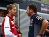 GP ITALIA, 04.09.2015 - Free Practice 1, Sebastian Vettel (GER) Ferrari SF15-T e Christian Horner (GBR), Red Bull Racing, Sporting Director