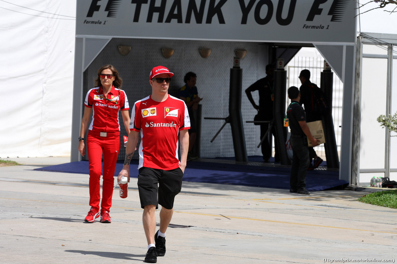 GP MALESIA, 29.03.2015- Kimi Raikkonen (FIN) Ferrari SF15-T