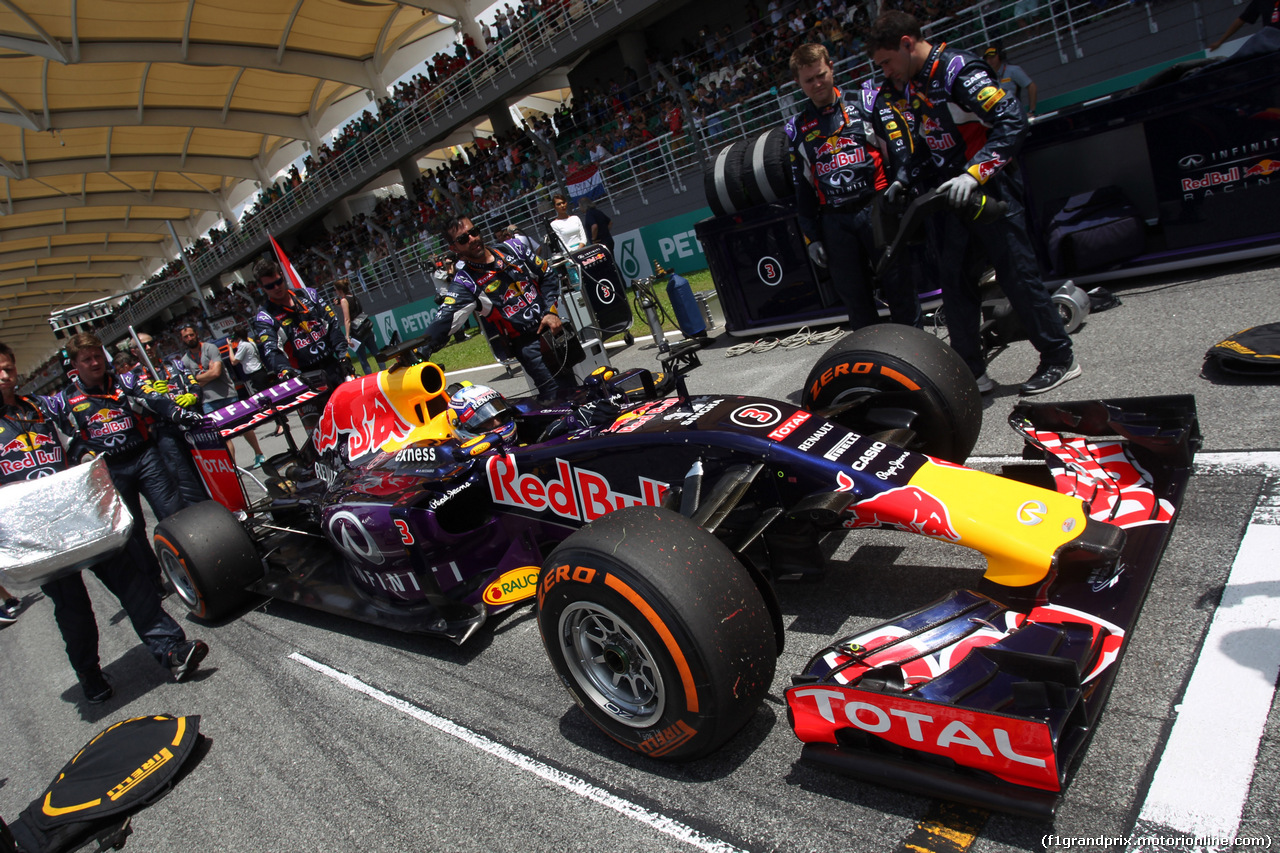 GP MALESIA, 29.03.2015- Gara, Daniel Ricciardo (AUS) Red Bull Racing RB11