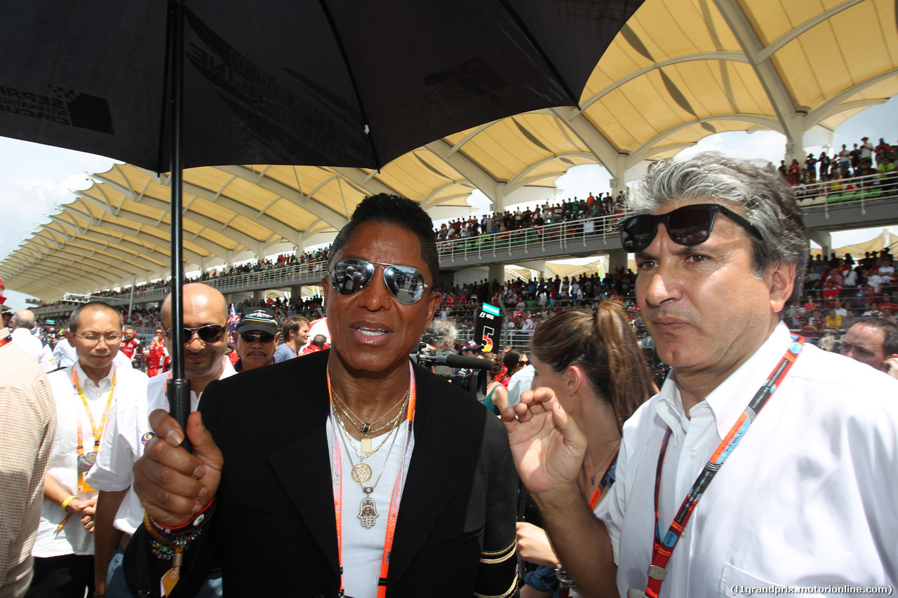 GP MALESIA, 29.03.2015- Gara, Jermaine Jackson (USA) Singer e Pasquale Lattuneddu (ITA), FOM