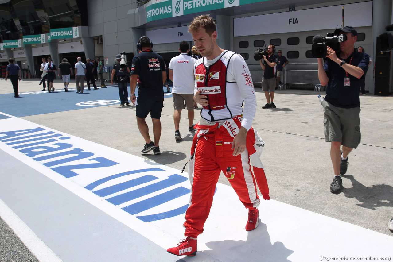 GP MALESIA, 29.03.2015- Gara, Sebastian Vettel (GER) Ferrari SF15-T
