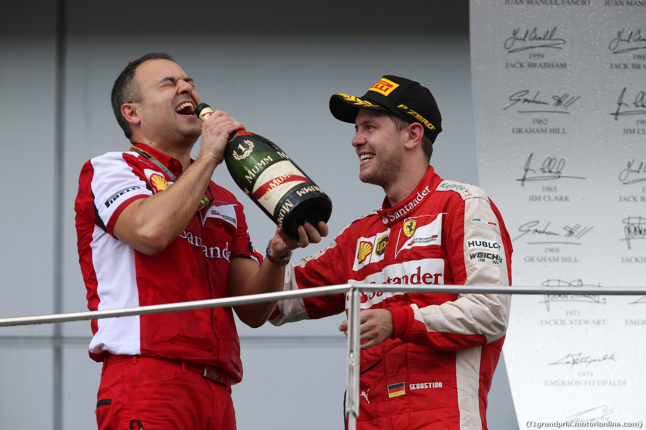 GP MALESIA, 29.03.2015- Gara, 1st position Sebastian Vettel (GER) Ferrari SF15-T