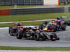 GP MALESIA, 29.03.2015- Gara, Romain Grosjean (FRA) Lotus F1 Team E23 davanti a Carlos Sainz Jr (ESP) Scuderia Toro Rosso STR10