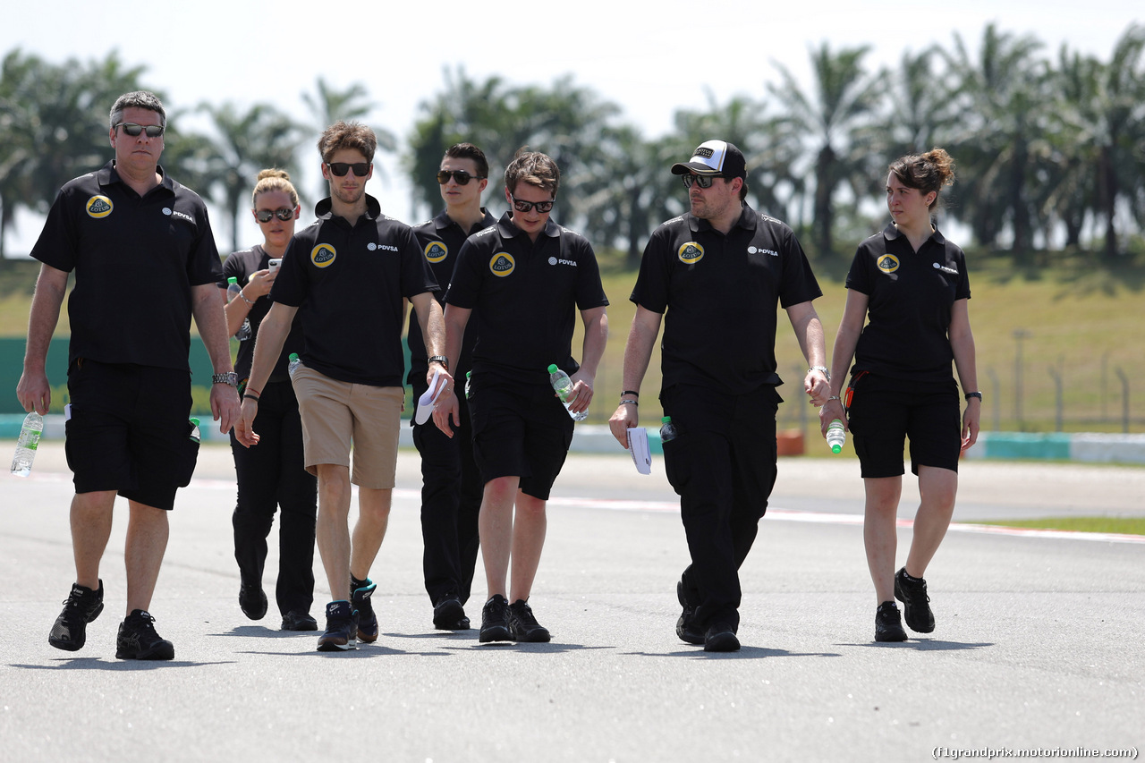 GP MALESIA, 26.03.2015 - Romain Grosjean (FRA) Lotus F1 Team E23