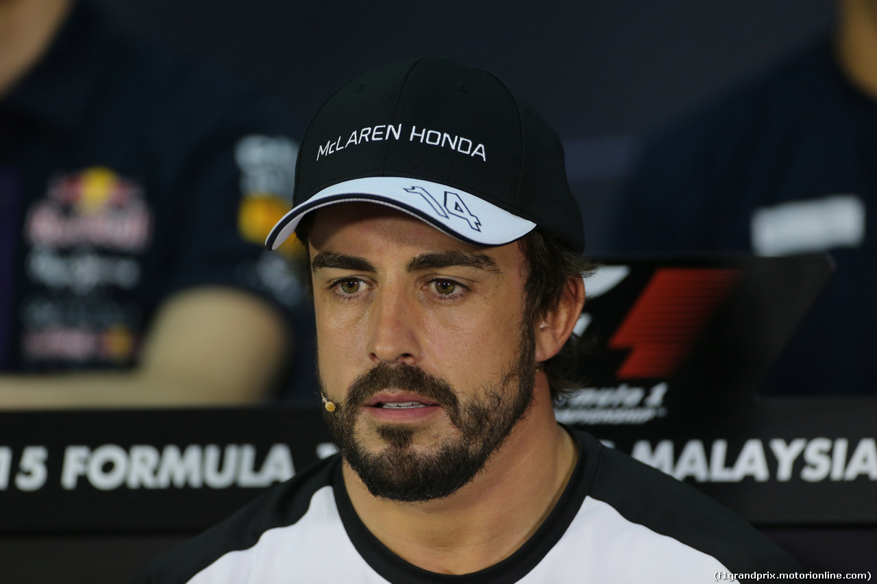 GP MALESIA, 26.03.2015 - Fernando Alonso (ESP) McLaren Honda MP4-30