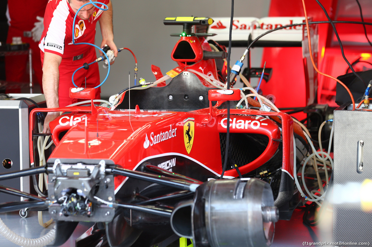 GP MALESIA, 28.03.2015 - Ferrari SF15-T, detail