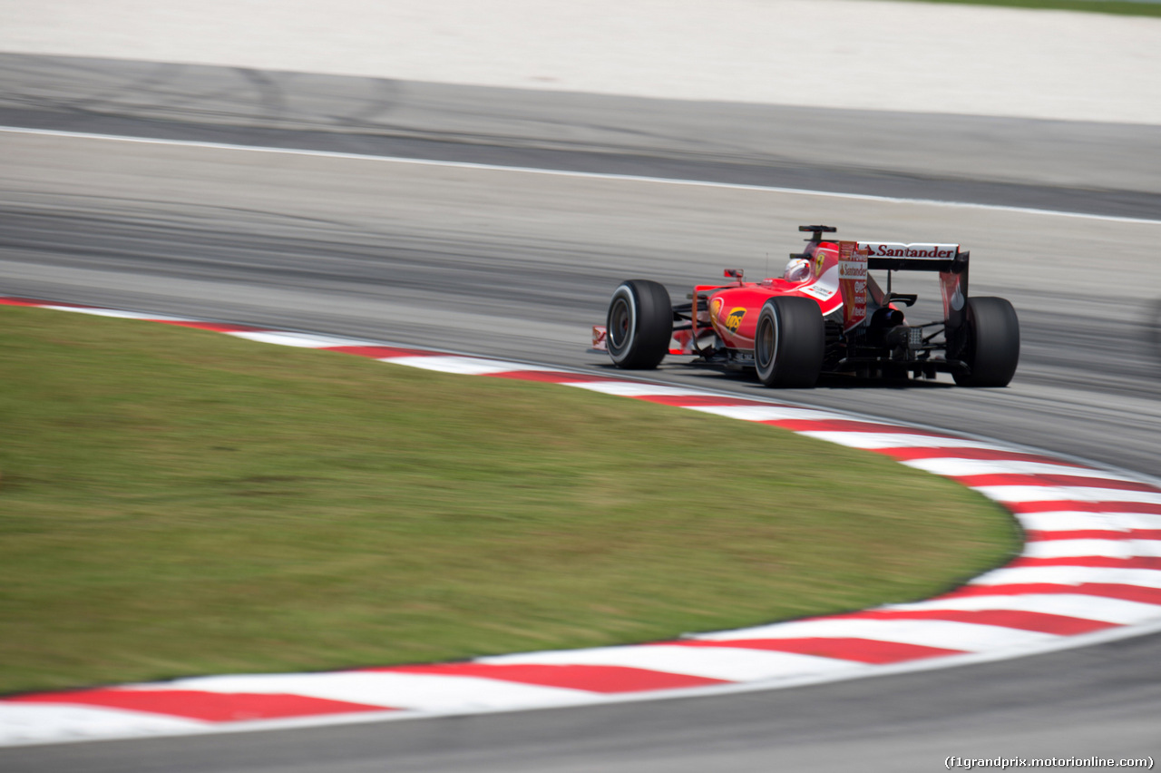 GP MALESIA, 28.03.2015 - Prove Libere 3, Sebastian Vettel (GER) Ferrari SF15-T