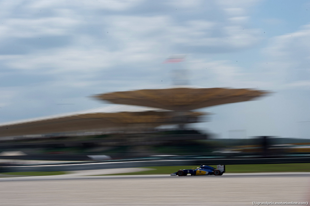 GP MALESIA, 28.03.2015 - Prove Libere 3, Marcus Ericsson (SUE) Sauber C34