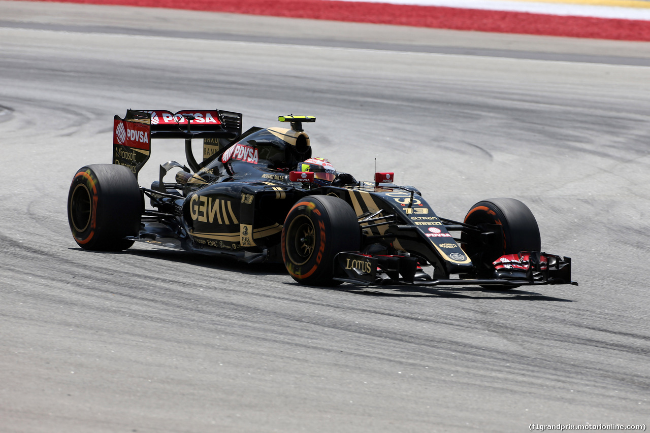 GP MALESIA, 28.03.2015 - Prove Libere 3, Pastor Maldonado (VEN) Lotus F1 Team E23