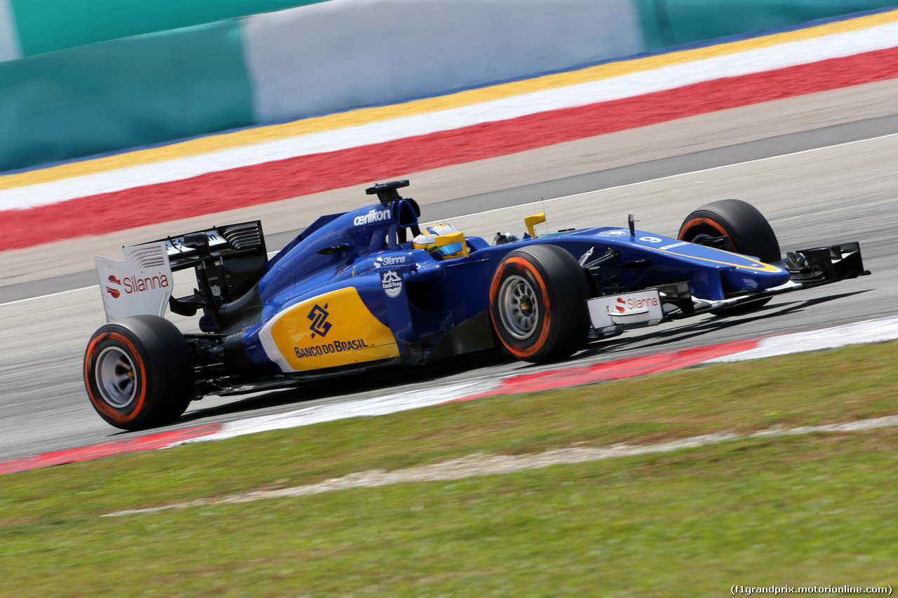 GP MALESIA, 28.03.2015 - Prove Libere 3, Marcus Ericsson (SUE) Sauber C34