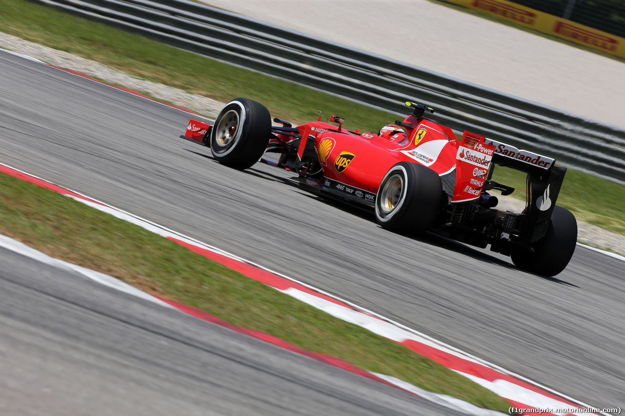GP MALESIA, 28.03.2015 - Prove Libere 3, Kimi Raikkonen (FIN) Ferrari SF15-T