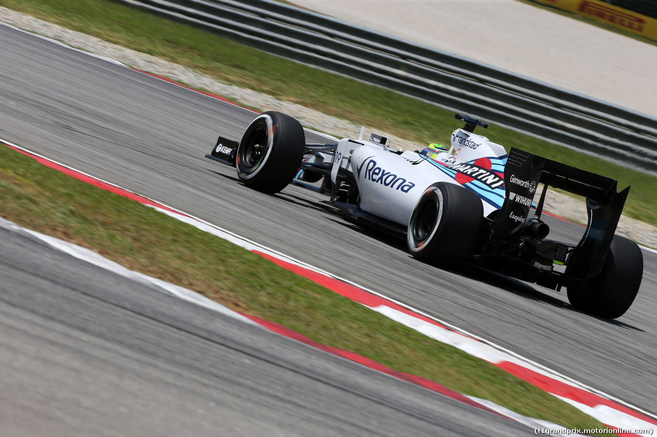 GP MALESIA, 28.03.2015 - Prove Libere 3, Felipe Massa (BRA) Williams F1 Team FW37