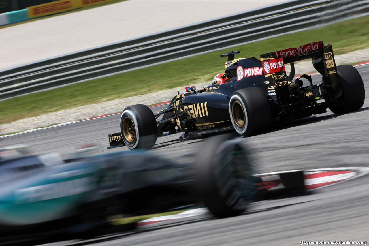 GP MALESIA, 28.03.2015 - Prove Libere 3, Romain Grosjean (FRA) Lotus F1 Team E23