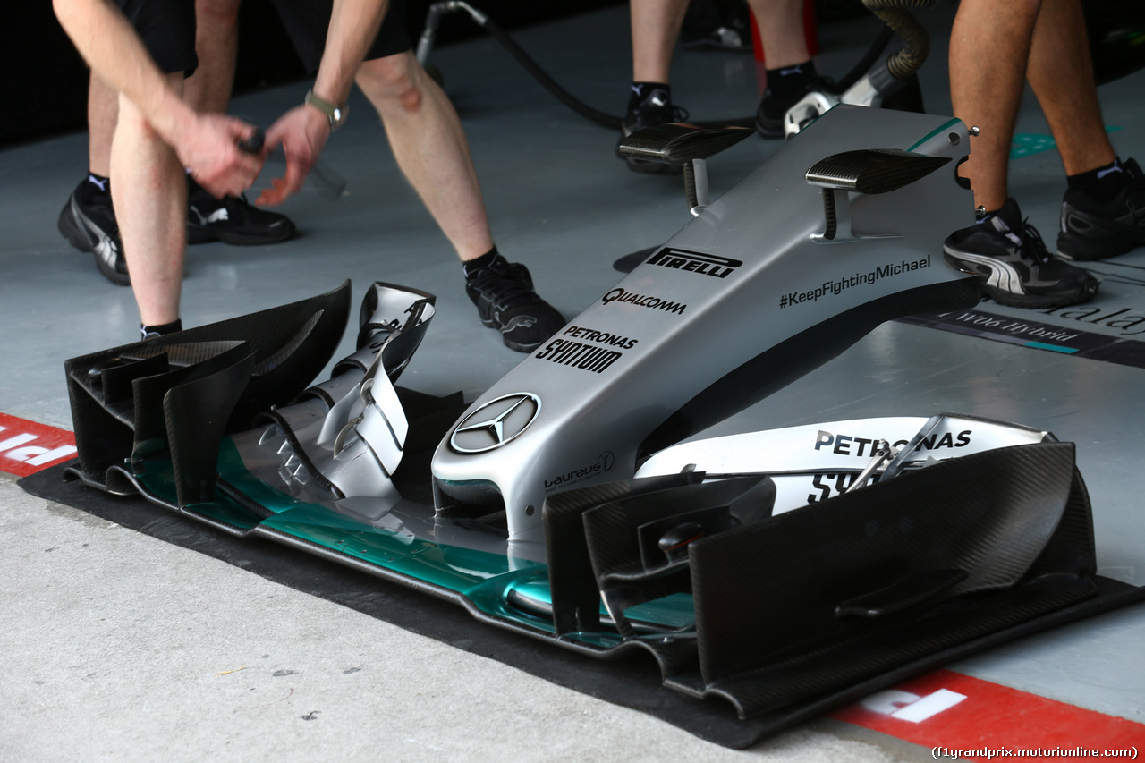 GP MALESIA, 28.03.2015 - Prove Libere 3, Mercedes AMG F1 W06, detail
