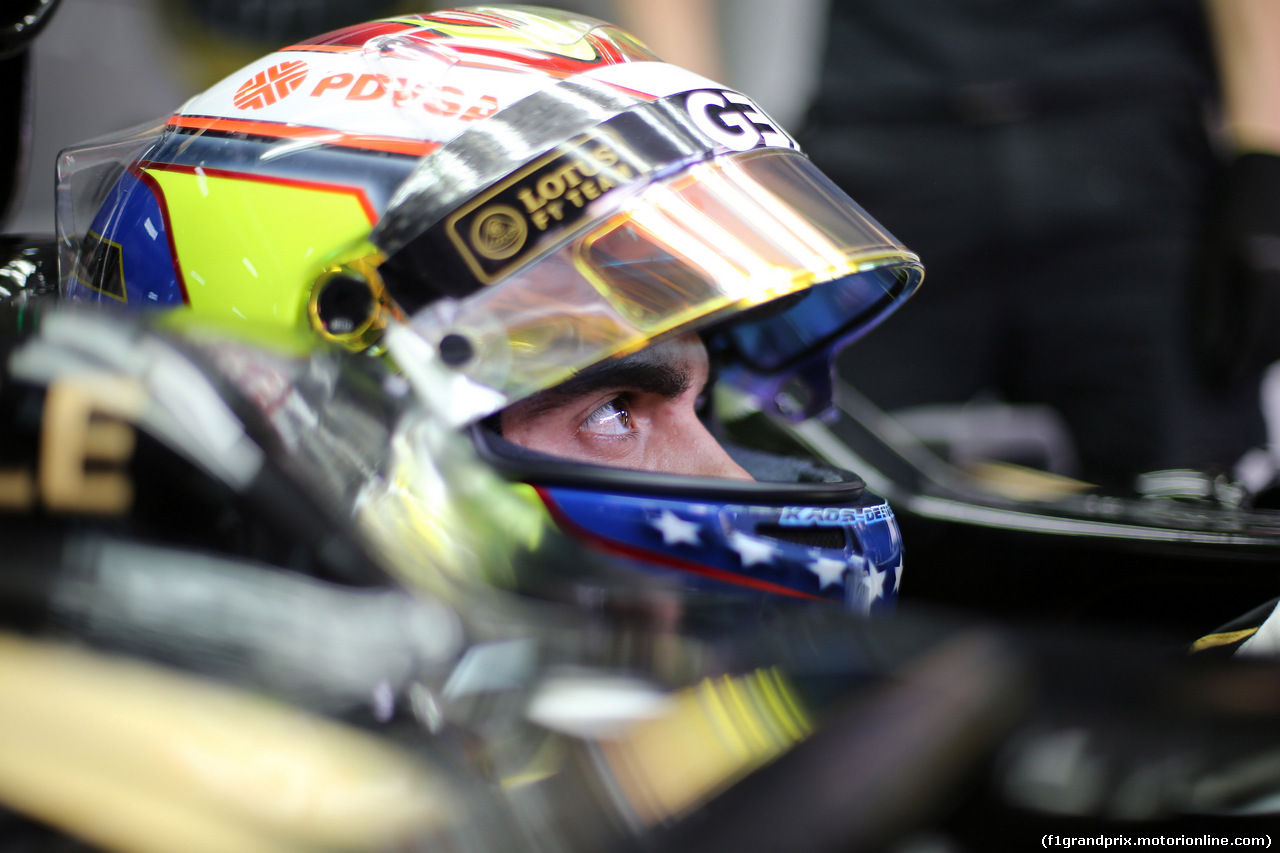 GP MALESIA, 28.03.2015 - Prove Libere 3, Pastor Maldonado (VEN) Lotus F1 Team E23
