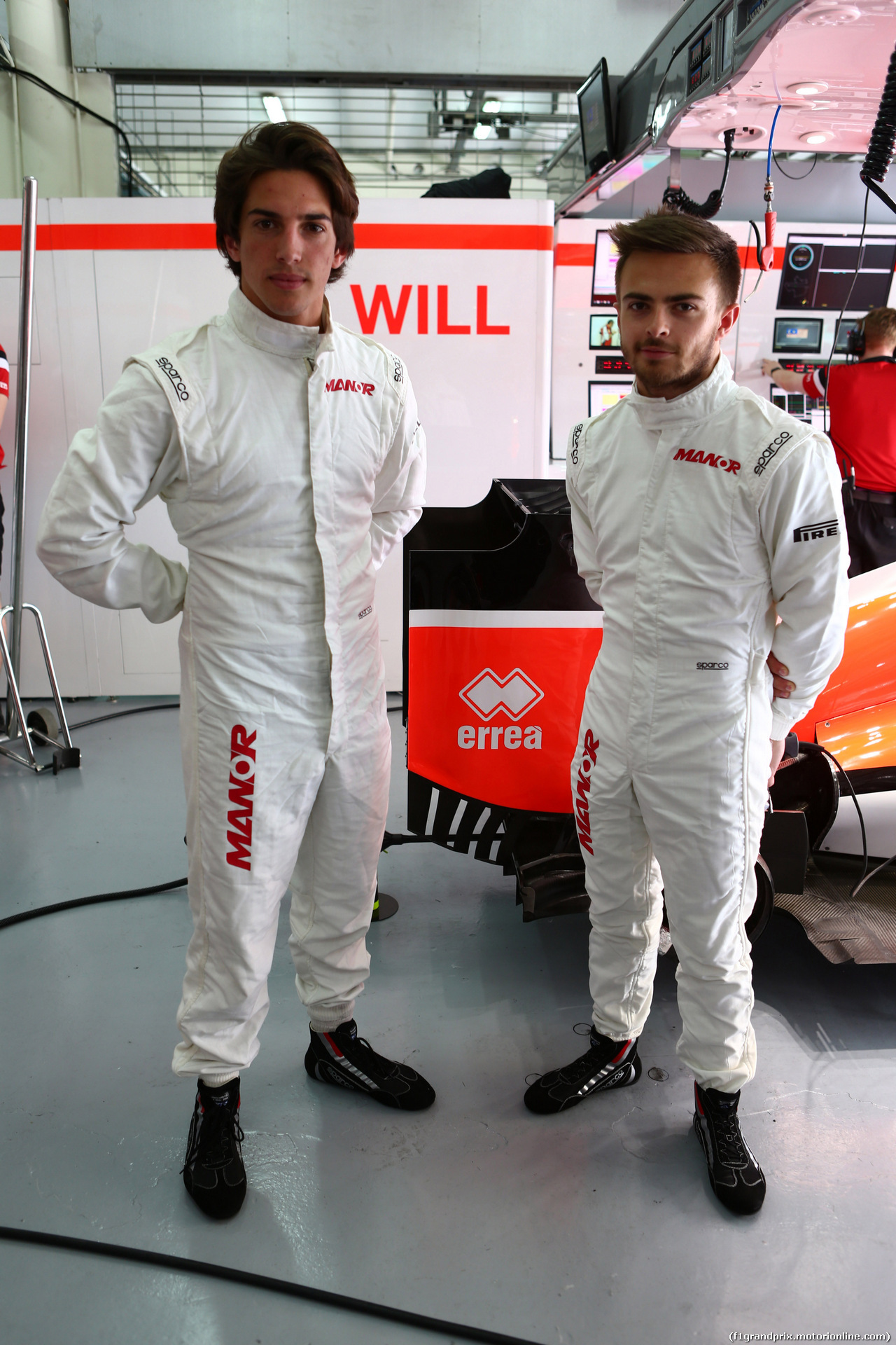 GP MALESIA, 28.03.2015 - Prove Libere 3, Roberto Merhi (ESP) Manor Marussia F1 Team e William Stevens (GBR) Manor Marussia F1 Team