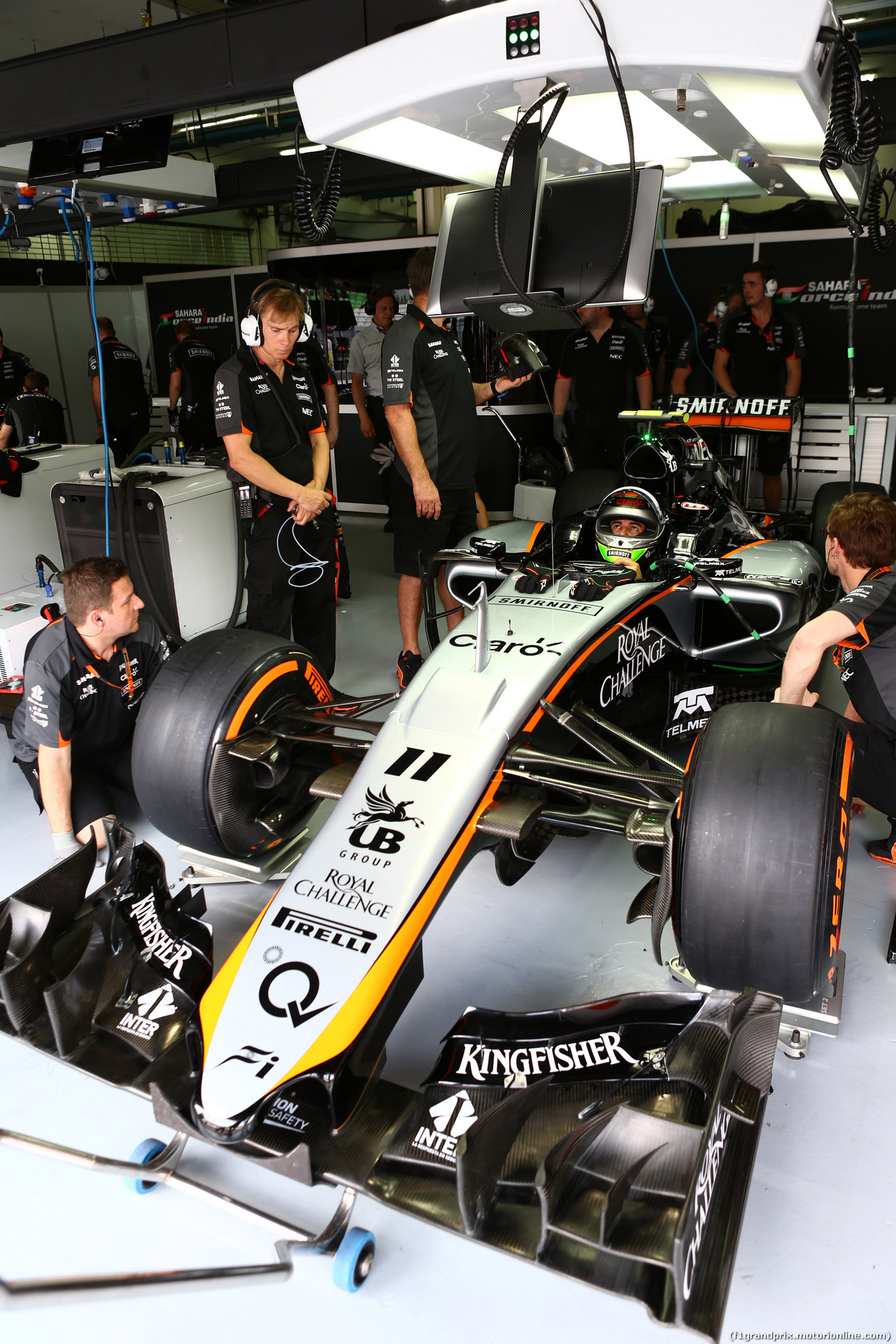 GP MALESIA, 28.03.2015 - Prove Libere 3, Sergio Perez (MEX) Sahara Force India F1 VJM08