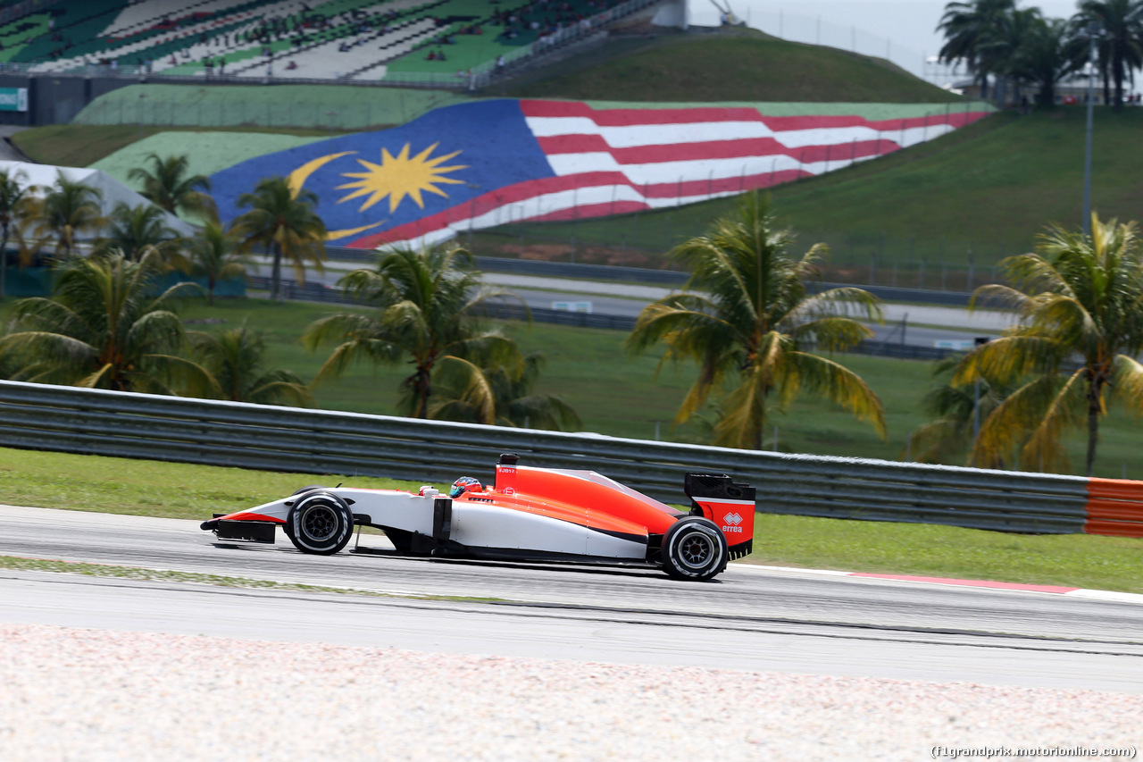 GP MALESIA, 28.03.2015 - Prove Libere 3, William Stevens (GBR) Manor Marussia F1 Team
