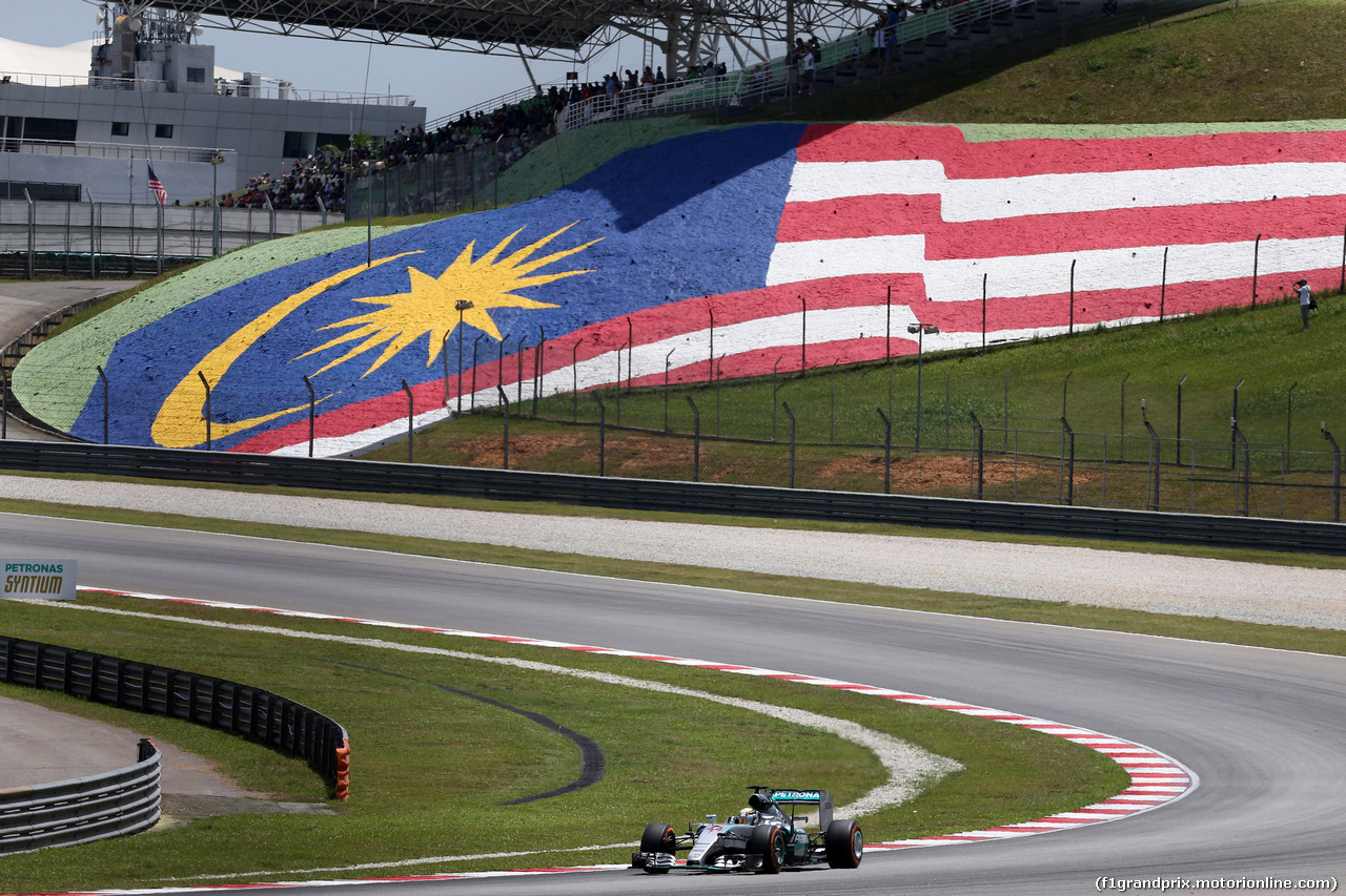 GP MALESIA, 28.03.2015 - Prove Libere 3, Lewis Hamilton (GBR) Mercedes AMG F1 W06