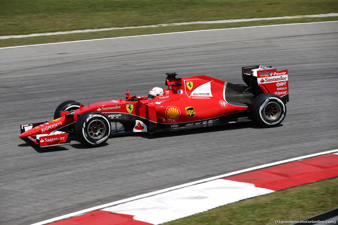 GP MALESIA, 28.03.2015 - Prove Libere 3, Sebastian Vettel (GER) Ferrari SF15-T
