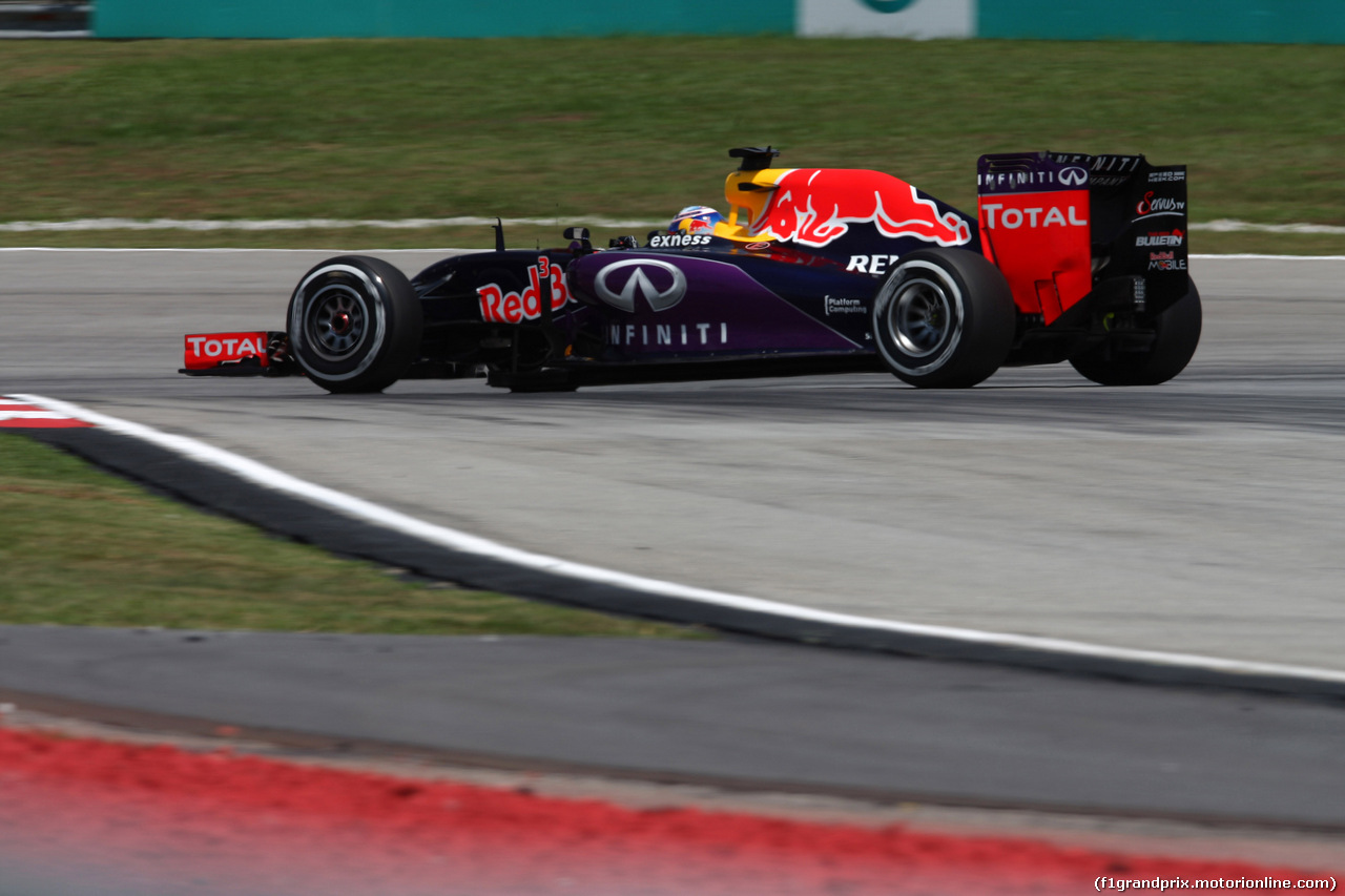GP MALESIA, 28.03.2015 - Prove Libere 3, Daniel Ricciardo (AUS) Red Bull Racing RB11