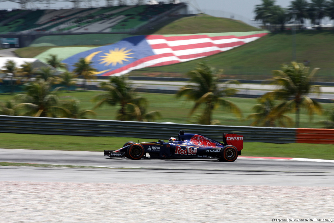 GP MALESIA, 28.03.2015 - Prove Libere 3, Max Verstappen (NED) Scuderia Toro Rosso STR10