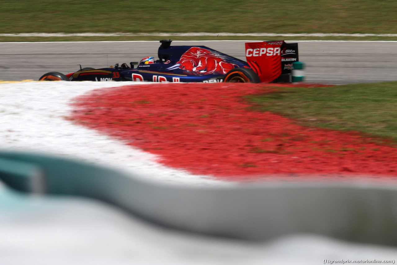 GP MALESIA, 28.03.2015 - Prove Libere 3, Max Verstappen (NED) Scuderia Toro Rosso STR10