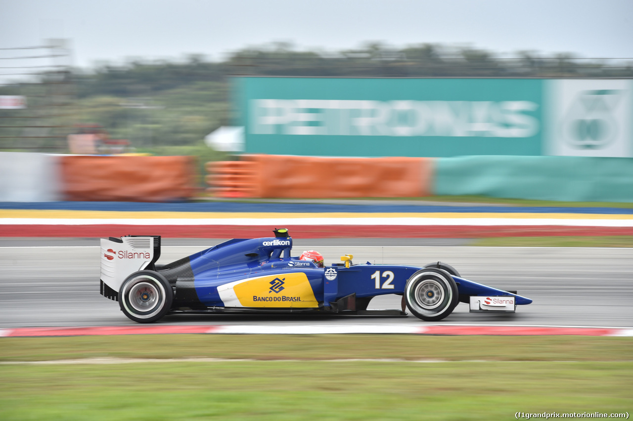 GP MALESIA, 28.03.2015 - Qualifiche, Felipe Nasr (BRA) Sauber C34