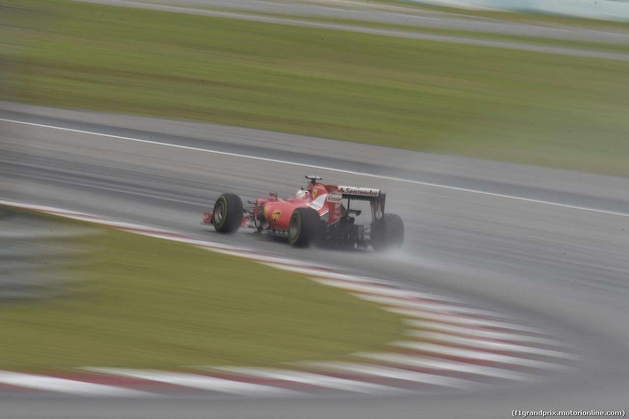 GP MALESIA, 28.03.2015 - Qualifiche, Sebastian Vettel (GER) Ferrari SF15-T