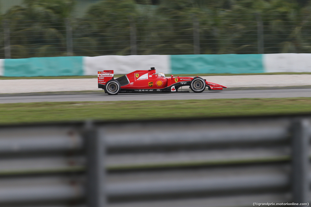 GP MALESIA, 28.03.2015 - Qualifiche, Sebastian Vettel (GER) Ferrari SF15-T