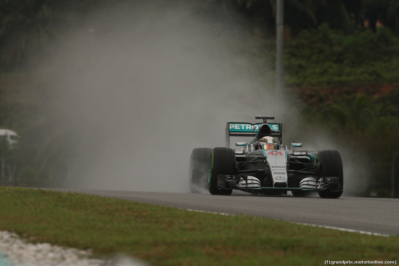GP MALESIA, 28.03.2015 - Qualifiche, Lewis Hamilton (GBR) Mercedes AMG F1 W06