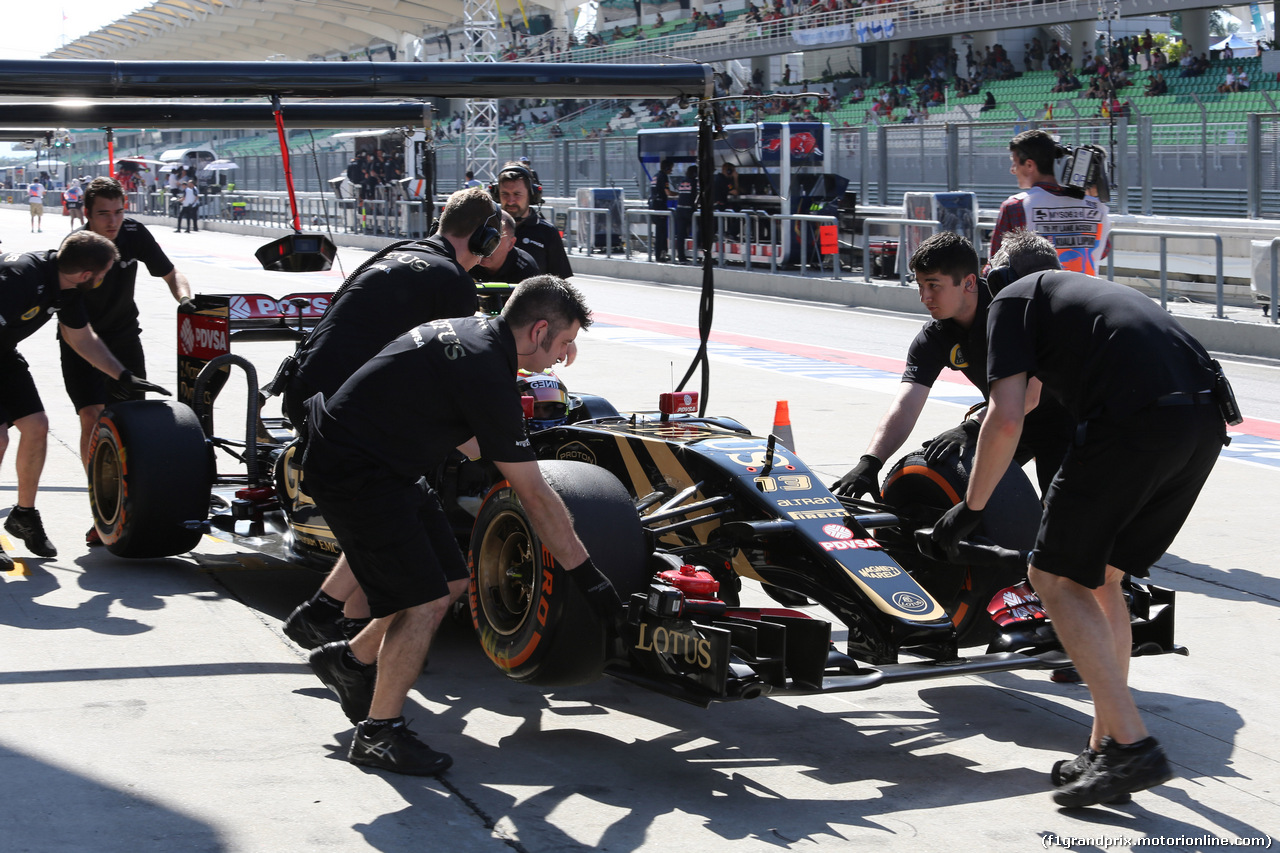 GP MALESIA, 27.03.2015 - Prove Libere 1, Pastor Maldonado (VEN) Lotus F1 Team E23
