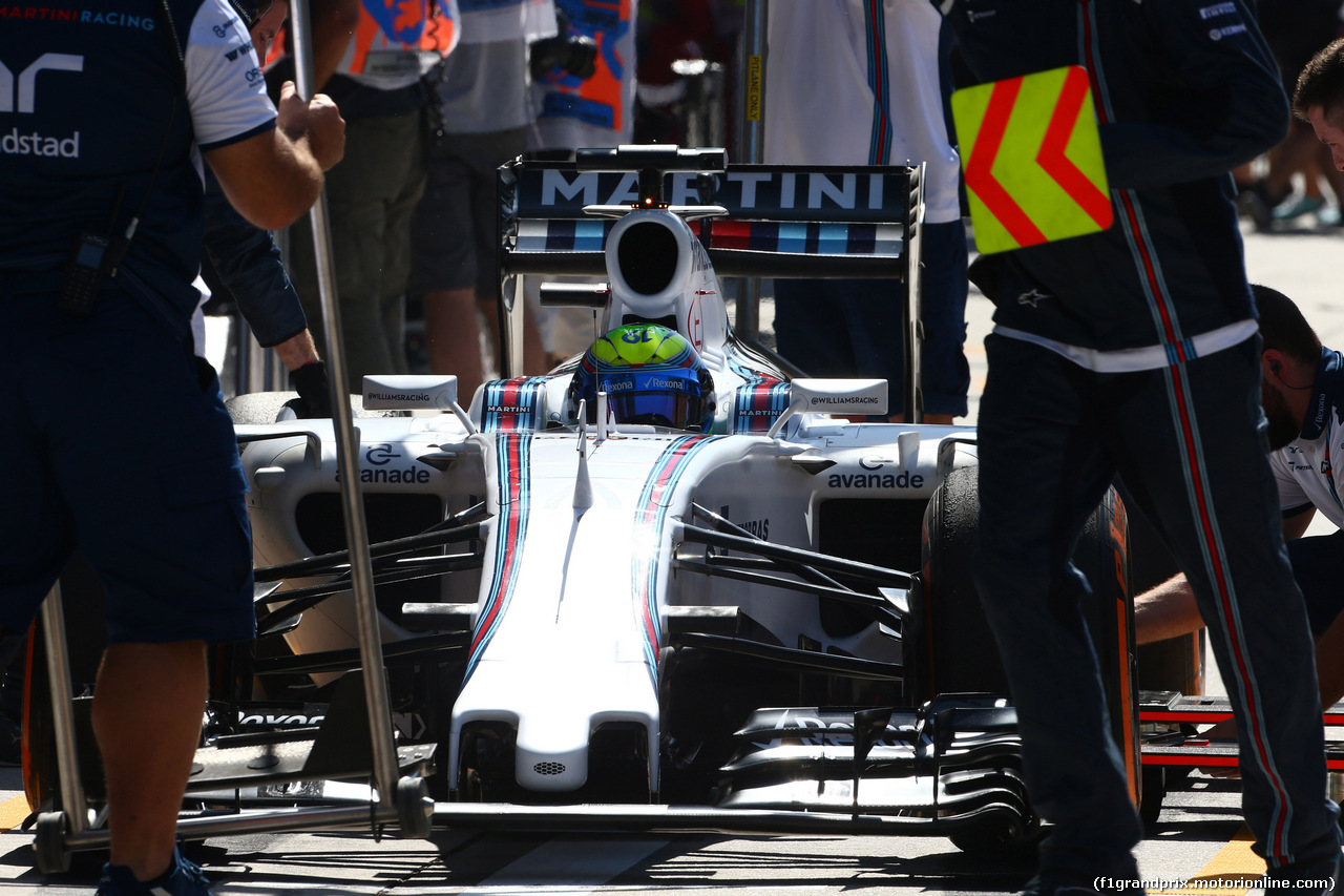 GP MALESIA, 27.03.2015 - Prove Libere 1, Felipe Massa (BRA) Williams F1 Team FW37