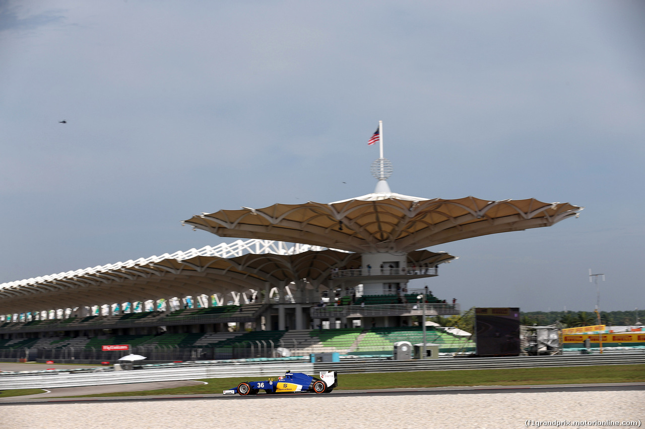 GP MALESIA, 27.03.2015 - Prove Libere 1, Raffaele Marciello (ITA) Sauber F1 Team