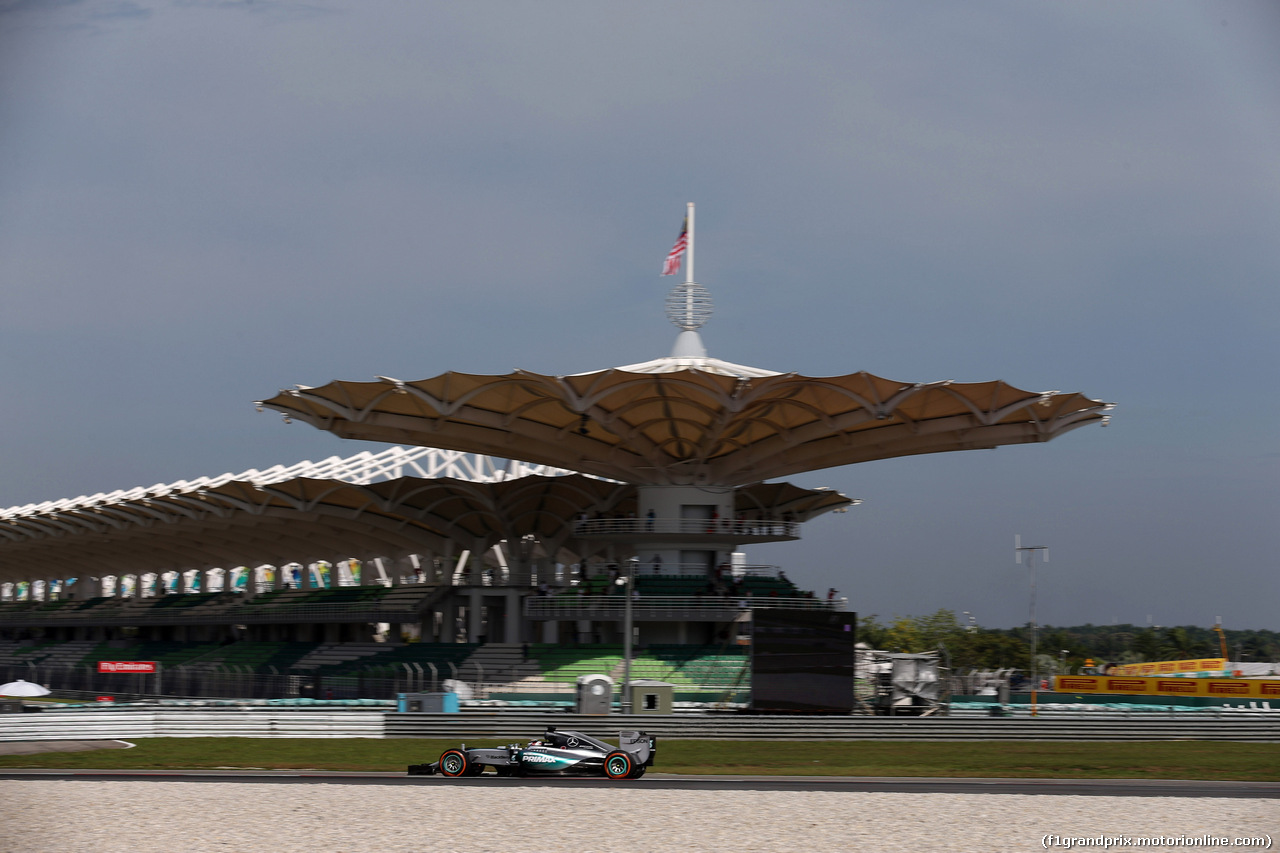GP MALESIA, 27.03.2015 - Prove Libere 1, Lewis Hamilton (GBR) Mercedes AMG F1 W06