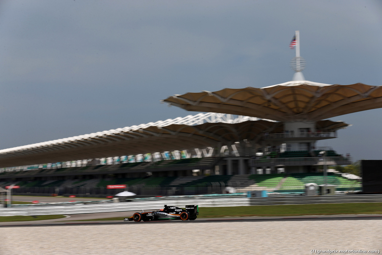 GP MALESIA, 27.03.2015 - Prove Libere 1, Nico Hulkenberg (GER) Sahara Force India F1 VJM08