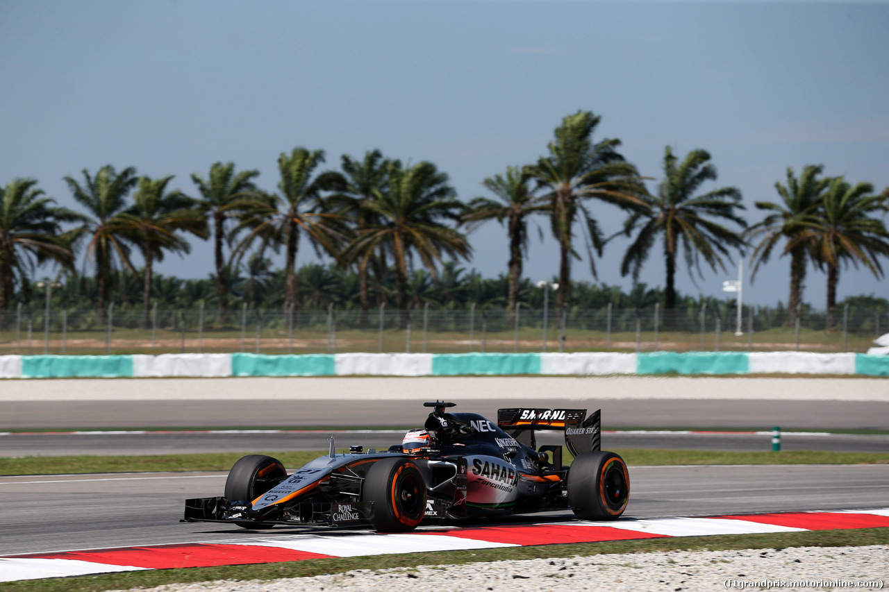 GP MALESIA, 27.03.2015 - Prove Libere 1, Nico Hulkenberg (GER) Sahara Force India F1 VJM08