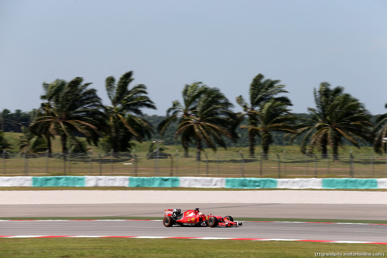 GP MALESIA, 27.03.2015 - Prove Libere 1, Sebastian Vettel (GER) Ferrari SF15-T
