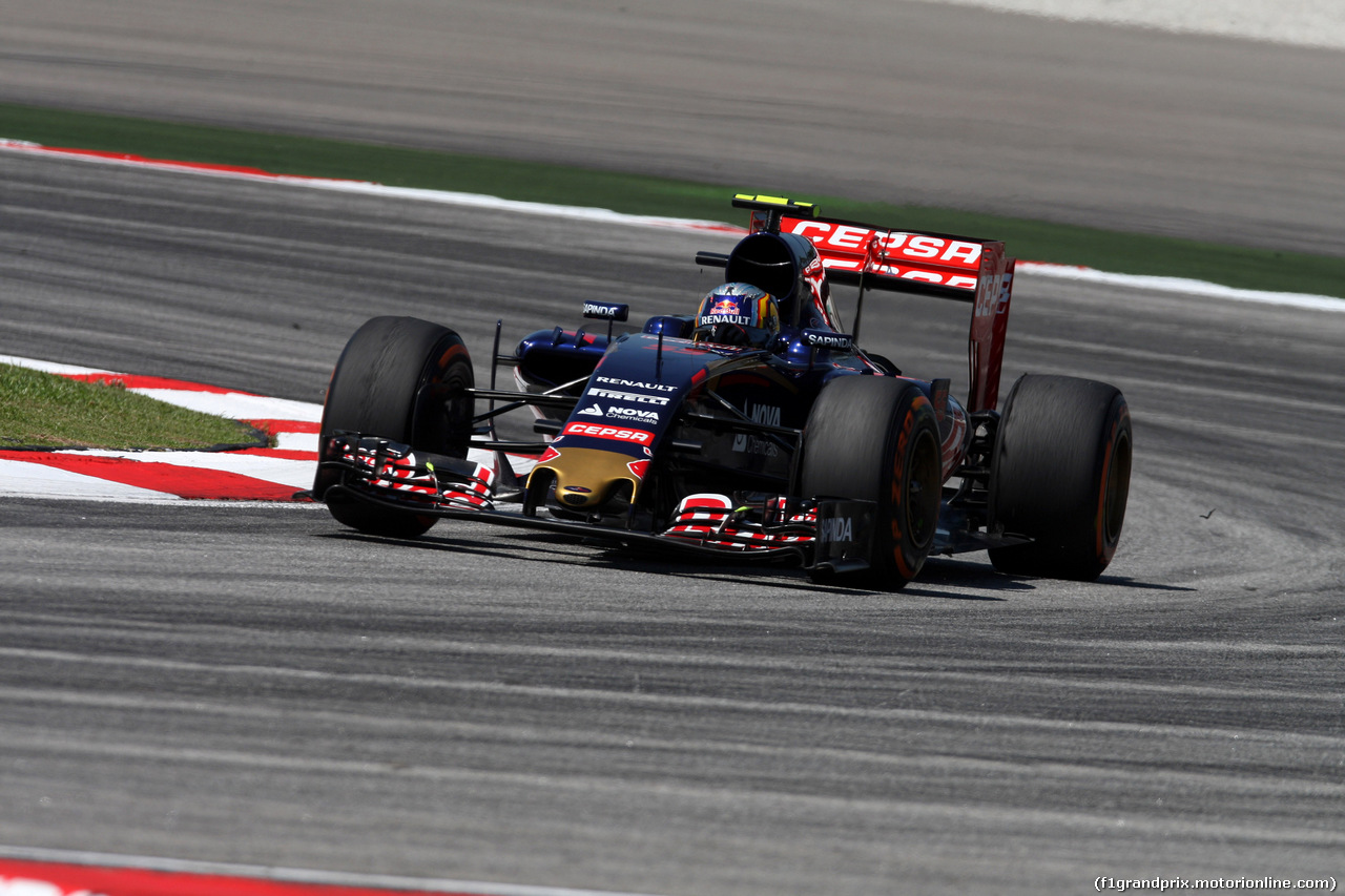GP MALESIA, 27.03.2015 - Prove Libere 1, Carlos Sainz Jr (ESP) Scuderia Toro Rosso STR10