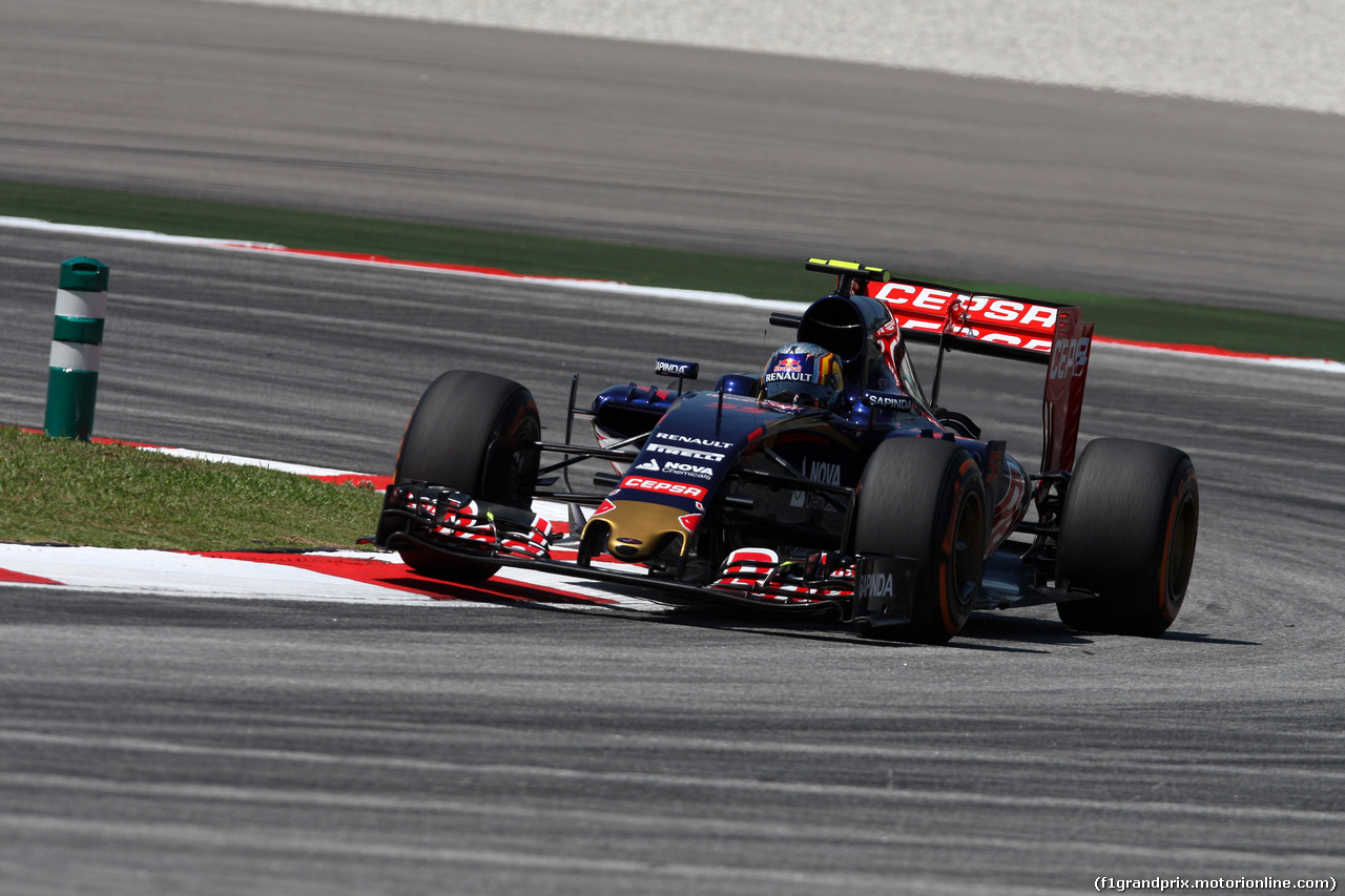 GP MALESIA, 27.03.2015 - Prove Libere 1, Carlos Sainz Jr (ESP) Scuderia Toro Rosso STR10