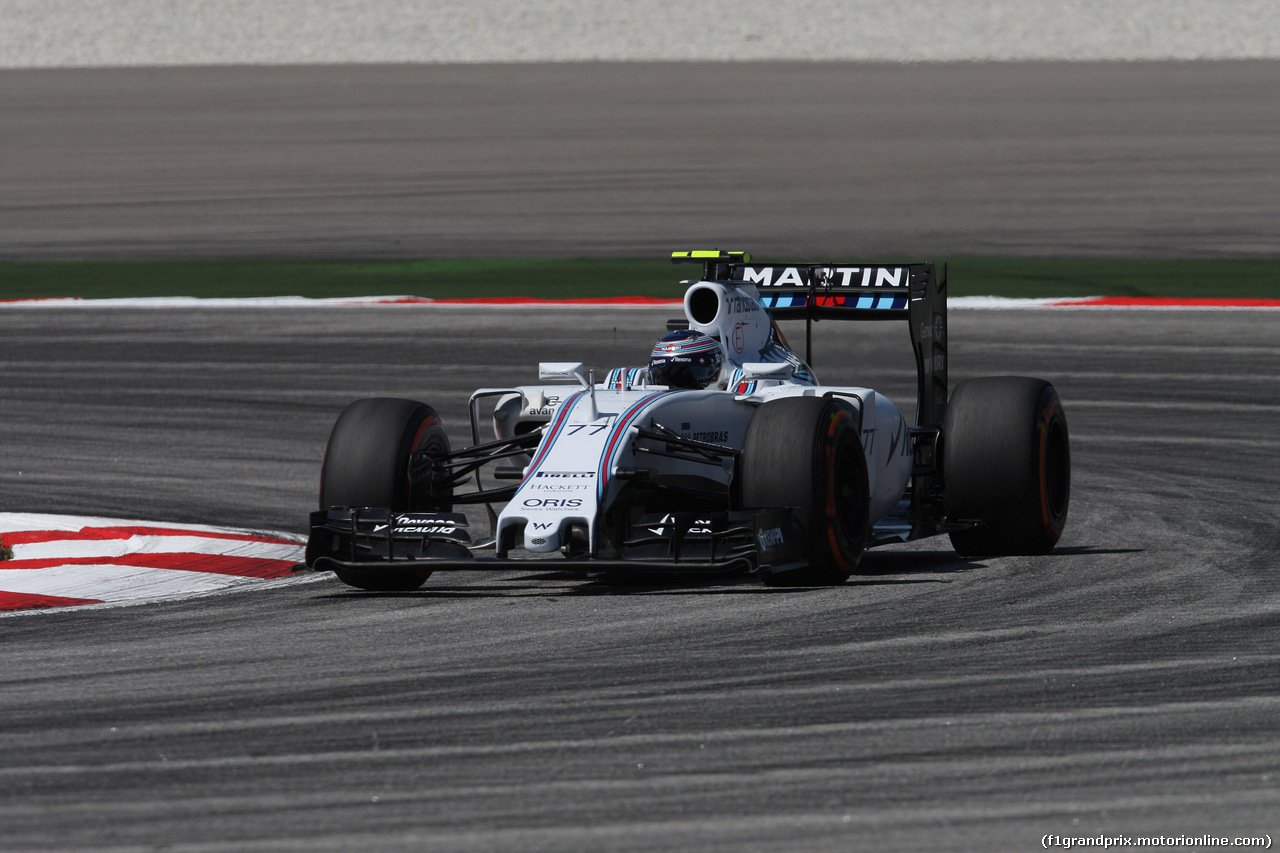 GP MALESIA, 27.03.2015 - Prove Libere 1, Valtteri Bottas (FIN) Williams F1 Team FW37