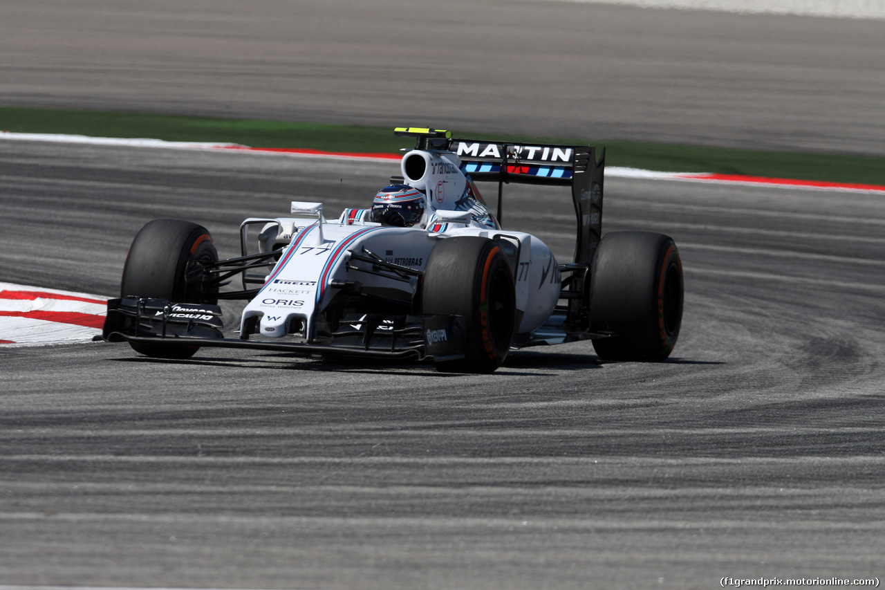 GP MALESIA, 27.03.2015 - Prove Libere 1, Valtteri Bottas (FIN) Williams F1 Team FW37
