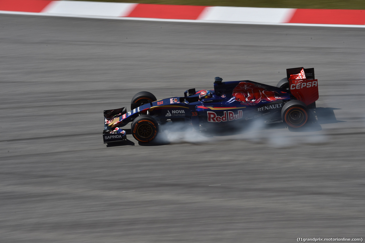 GP MALESIA, 27.03.2015 - Prove Libere 1, Max Verstappen (NED) Scuderia Toro Rosso STR10