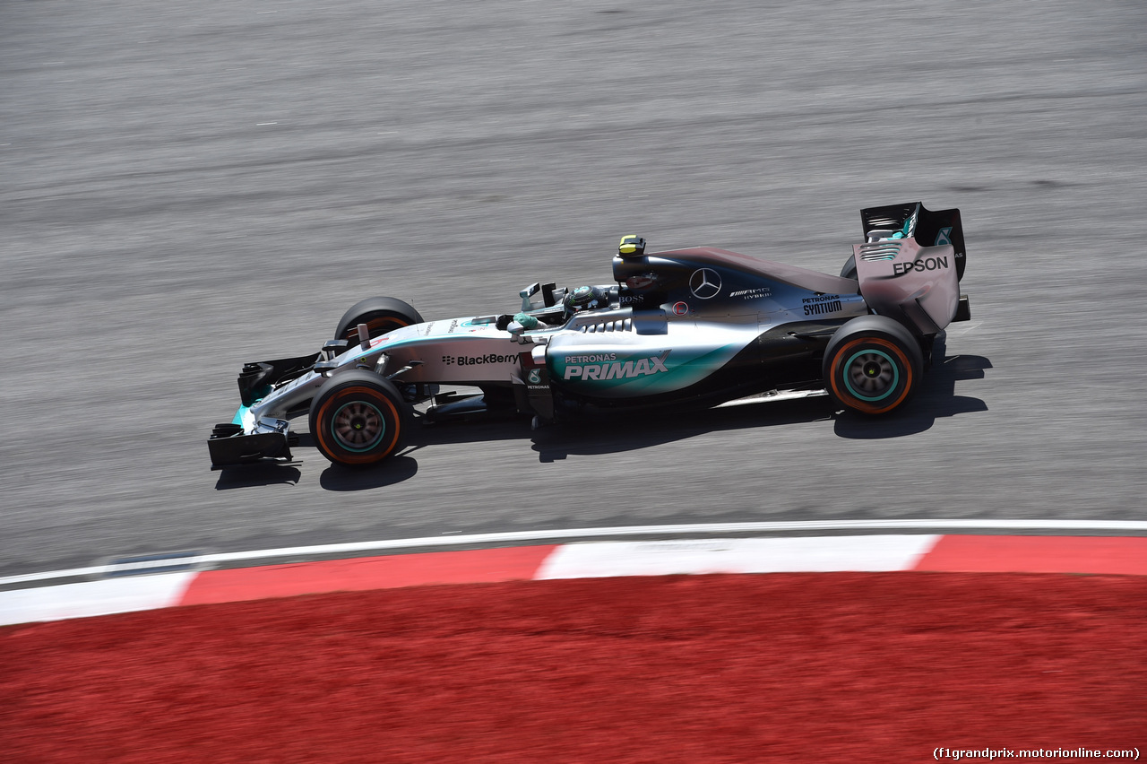 GP MALESIA, 27.03.2015 - Prove Libere 1, Nico Rosberg (GER) Mercedes AMG F1 W06