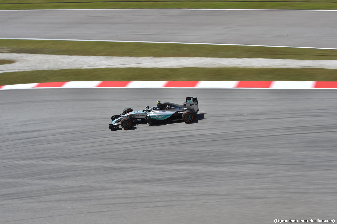 GP MALESIA, 27.03.2015 - Prove Libere 1, Nico Rosberg (GER) Mercedes AMG F1 W06