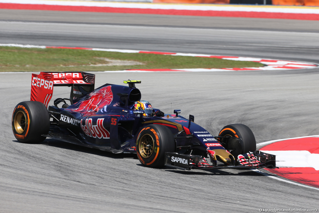 GP MALESIA, 27.03.2015 - Prove Libere 1, Carlos Sainz Jr (ESP) Scuderia Toro Rosso STR10