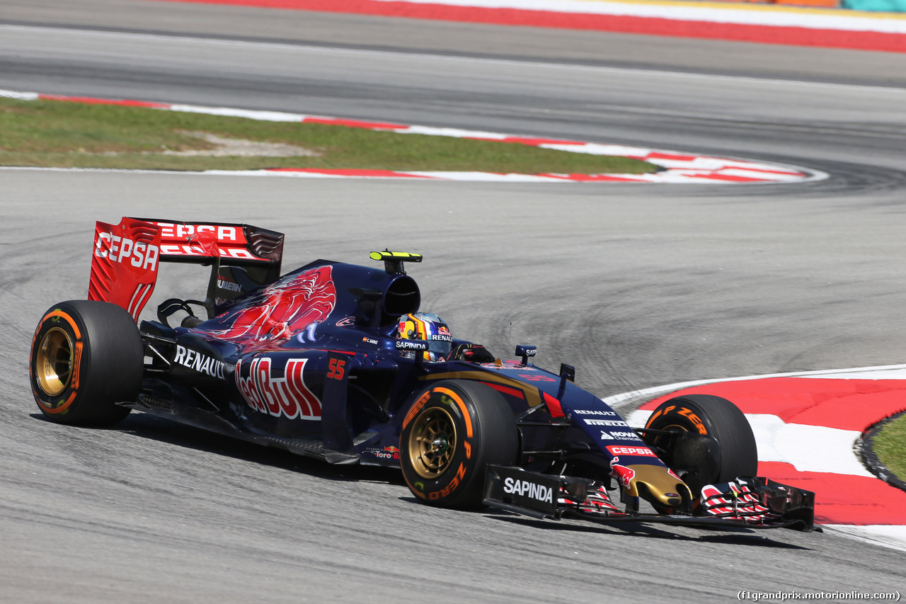 GP MALESIA, 27.03.2015 - Prove Libere 1, Carlos Sainz Jr (ESP) Scuderia Toro Rosso STR10