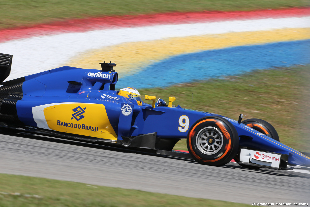 GP MALESIA, 27.03.2015 - Prove Libere 1, Marcus Ericsson (SUE) Sauber C34