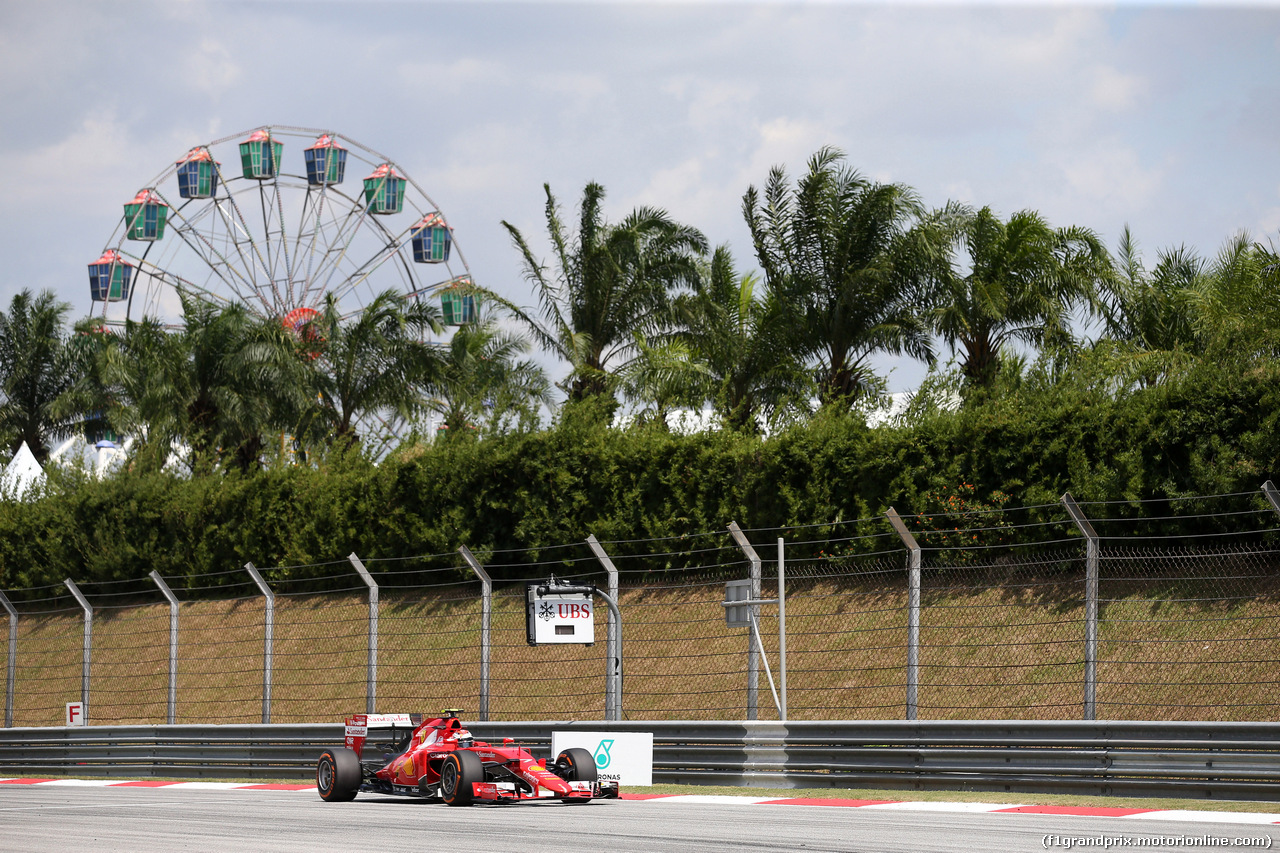GP MALESIA, 27.03.2015 - Prove Libere 2, Kimi Raikkonen (FIN) Ferrari SF15-T